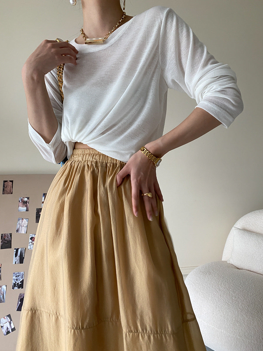 Kvinnors bekväma denimshorts med hög midja Mirla-Eva Jonsson