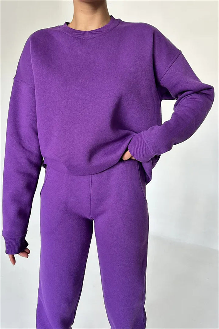 Kvinnors bekväma fleece-träningsdräkt Mirla-Eva Jonsson