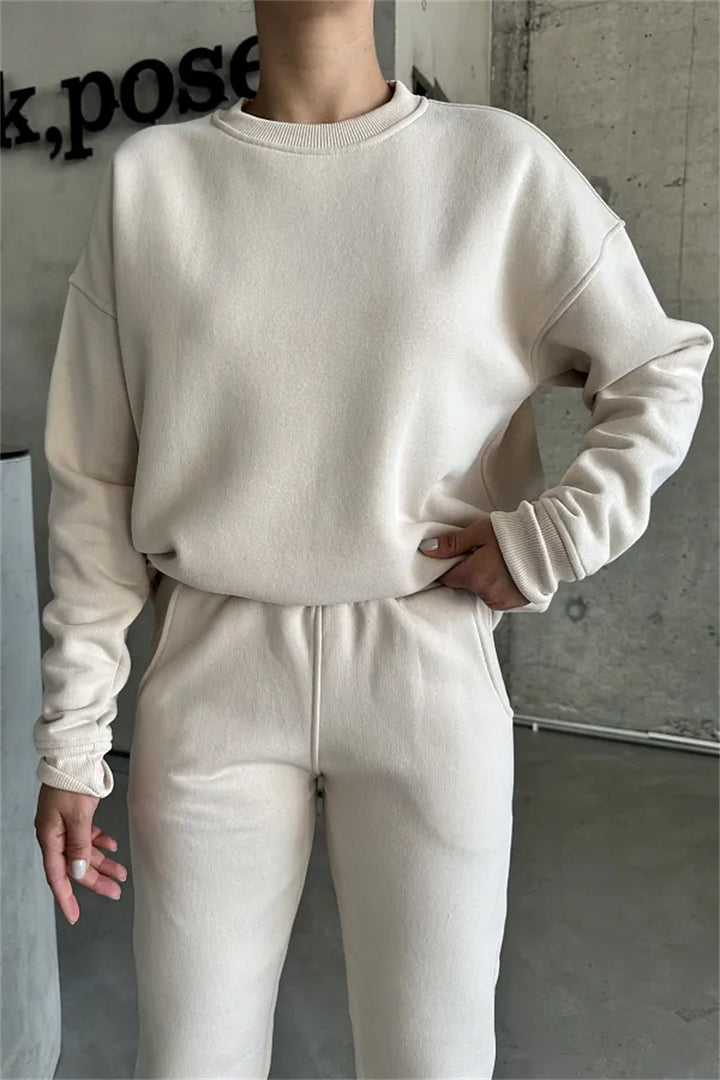 Kvinnors bekväma fleece-träningsdräkt Mirla-Eva Jonsson
