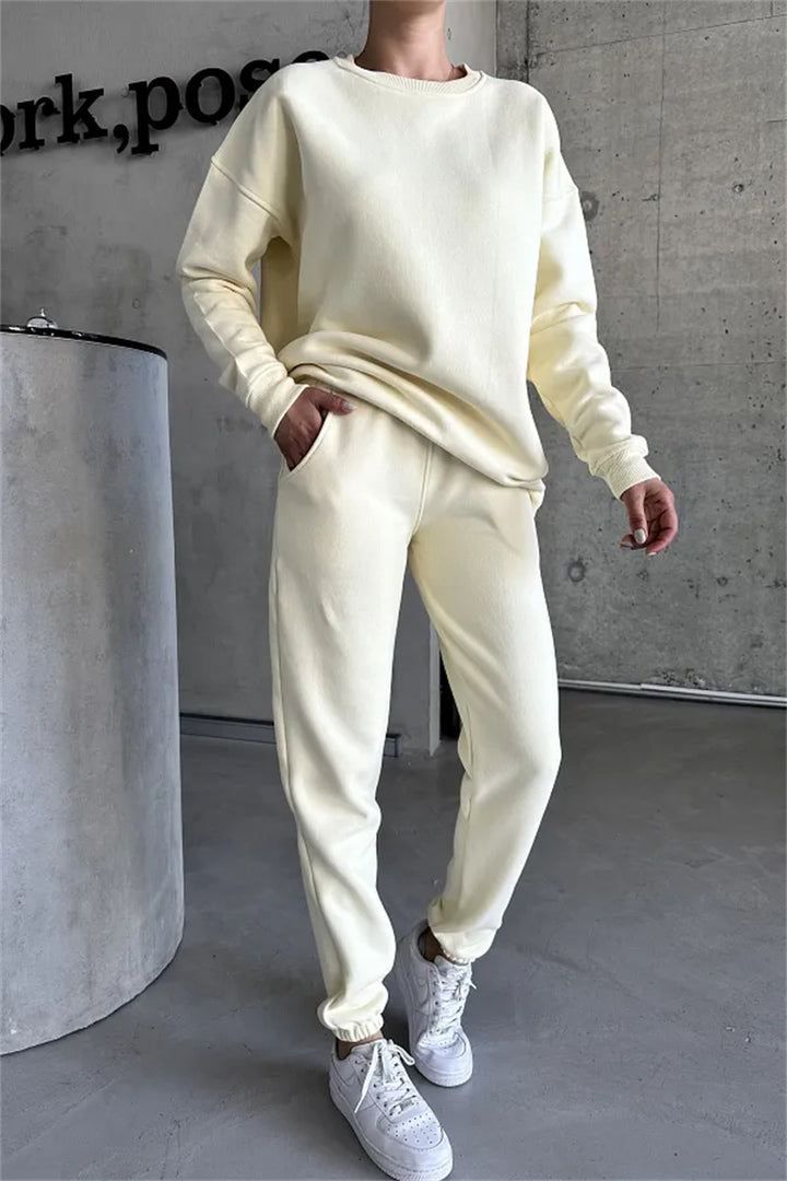 Kvinnors bekväma fleece-träningsdräkt Mirla-Eva Jonsson