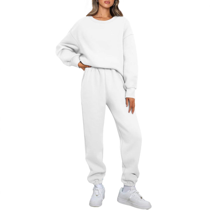 Kvinnors bekväma fritidsdräkt med oversized skärning och elastiskt midjeband Mirla-Eva Jonsson