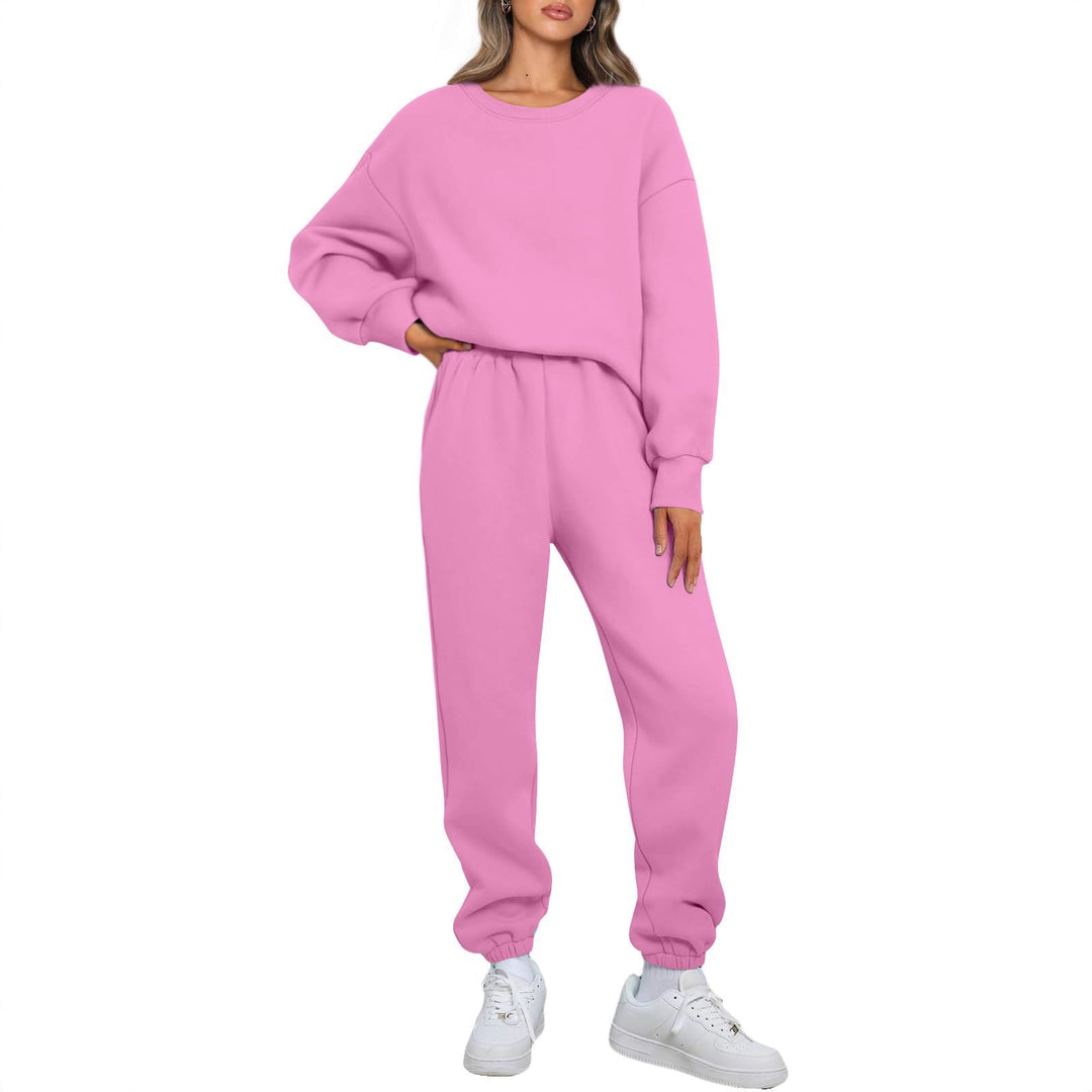 Kvinnors bekväma fritidsdräkt med oversized skärning och elastiskt midjeband Mirla-Eva Jonsson
