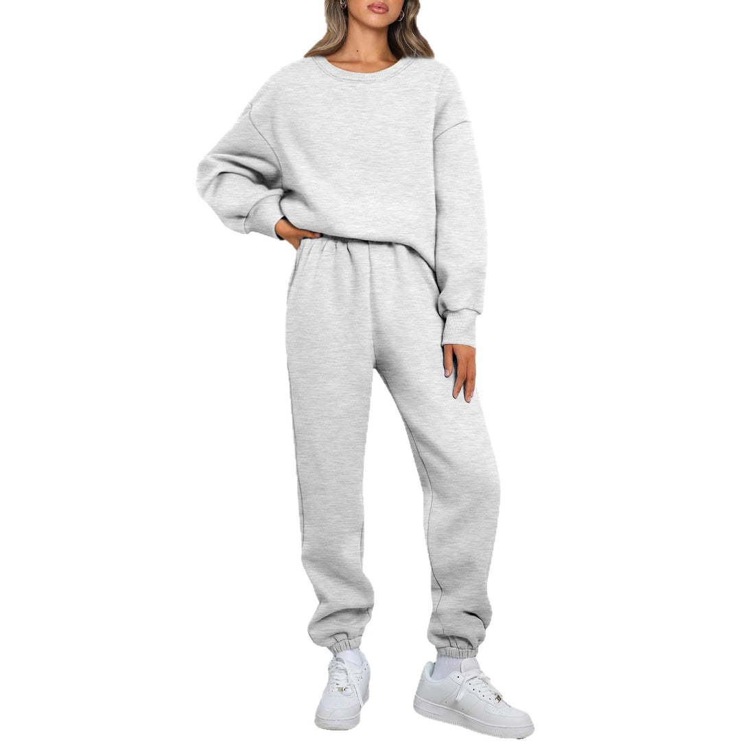 Kvinnors bekväma fritidsdräkt med oversized skärning och elastiskt midjeband Mirla-Eva Jonsson
