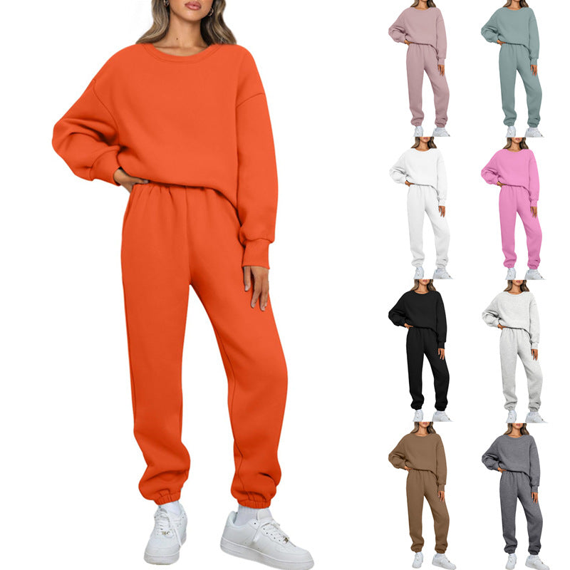 Kvinnors bekväma fritidsdräkt med oversized skärning och elastiskt midjeband Mirla-Eva Jonsson