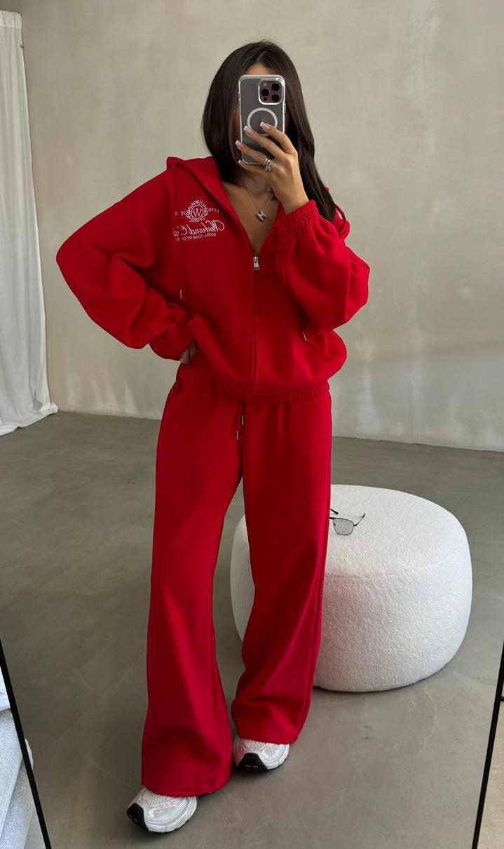 Kvinnors bekväma hoodie och avslappnade joggingbyxor set Mirla-Eva Jonsson