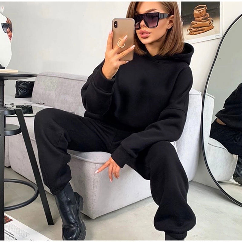 Kvinnors bekväma hoodie och joggingbyxor set Eva Jonsson-Eva Jonsson