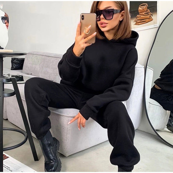 Kvinnors bekväma hoodie och joggingbyxor set Eva Jonsson-Eva Jonsson