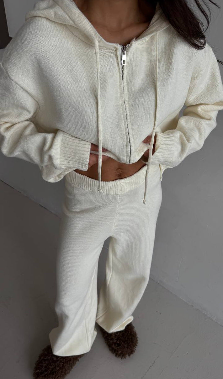 Kvinnors bekväma hoodie och löst passande byxset Mirla-Eva Jonsson