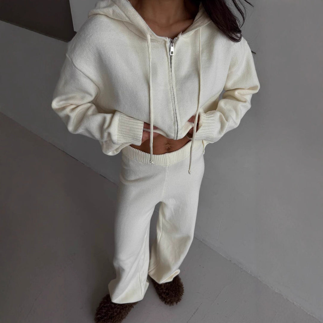 Kvinnors bekväma hoodie och löst passande byxset Mirla-Eva Jonsson