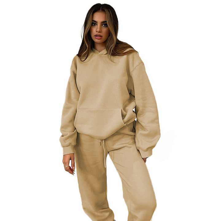 Kvinnors bekväma huvtröja-set tillverkat av högkvalitativt sweatshirtmaterial Mirla-Eva Jonsson