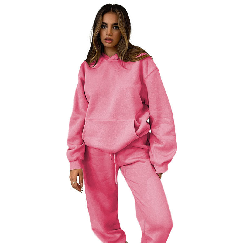 Kvinnors bekväma huvtröja-set tillverkat av högkvalitativt sweatshirtmaterial Mirla-Eva Jonsson