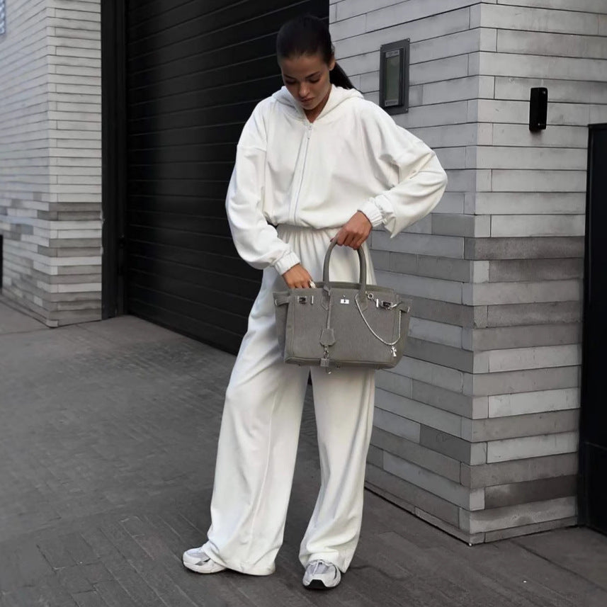 Kvinnors bekväma jumpsuit med huva Mirla-Eva Jonsson