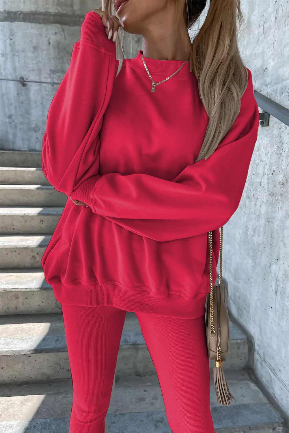 Kvinnors bekväma sportloungewear med vida ärmar Eva Jonsson-Eva Jonsson