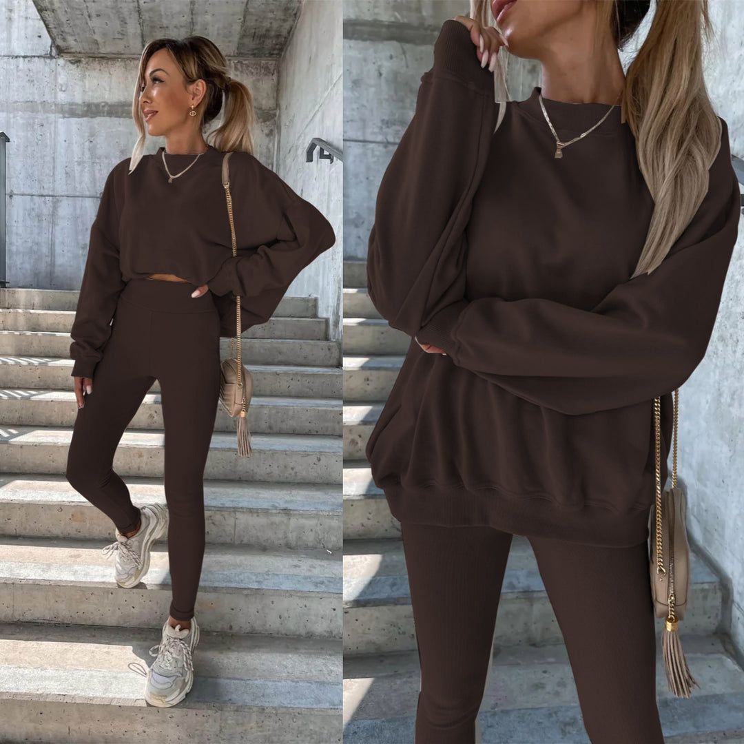 Kvinnors bekväma sportloungewear med vida ärmar Eva Jonsson-Eva Jonsson