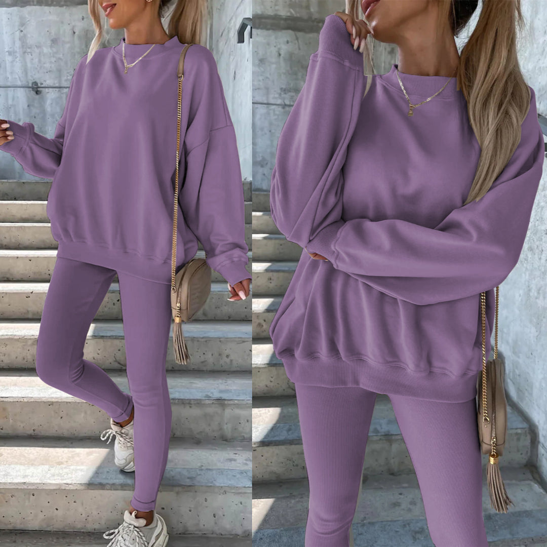 Kvinnors bekväma sportloungewear med vida ärmar Eva Jonsson-Eva Jonsson