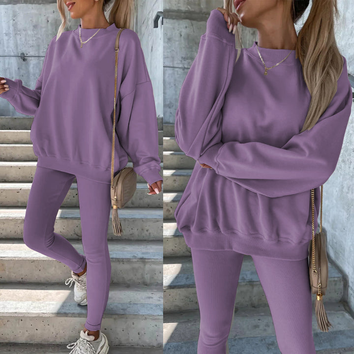 Kvinnors bekväma sportloungewear med vida ärmar Eva Jonsson-Eva Jonsson