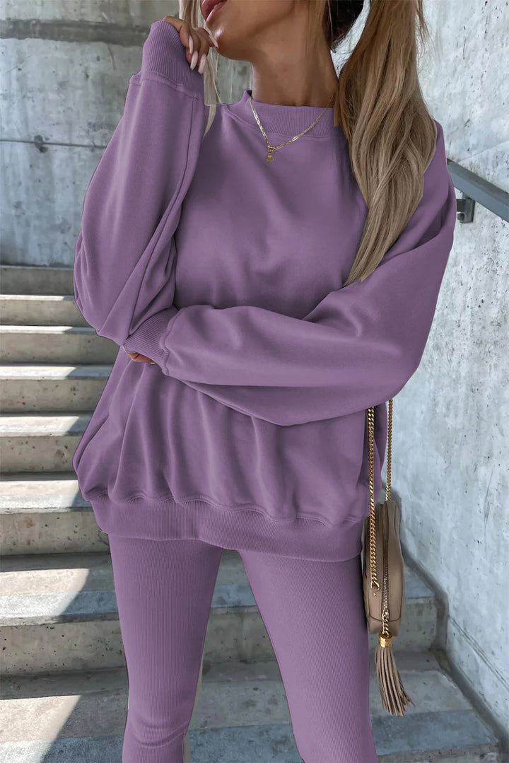 Kvinnors bekväma sportloungewear med vida ärmar Eva Jonsson-Eva Jonsson
