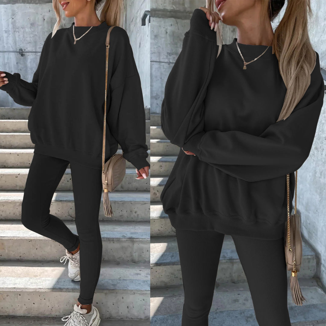 Kvinnors bekväma sportloungewear med vida ärmar Eva Jonsson-Eva Jonsson