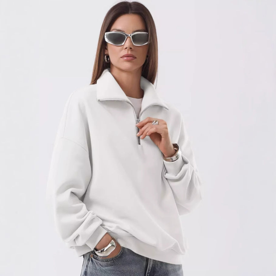 Kvinnors bekväma ståkrage sweater Mirla-Eva Jonsson