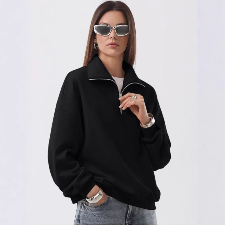 Kvinnors bekväma ståkrage sweater Mirla-Eva Jonsson