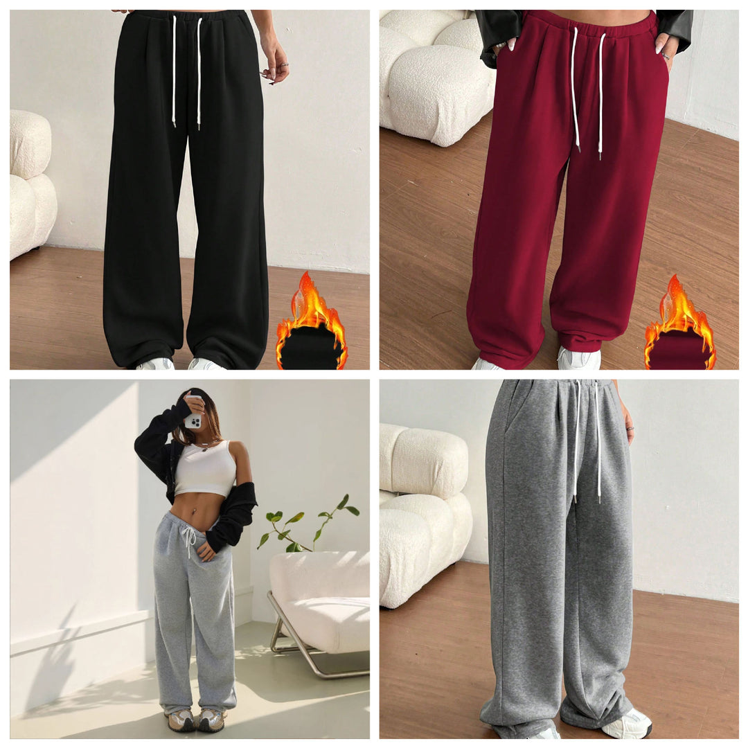 Kvinnors bekväma sweatpants med avslappnad passform och sidofickor Mirla-Eva Jonsson