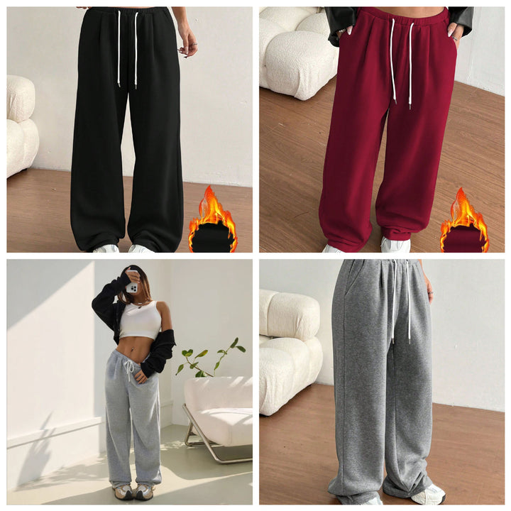 Kvinnors bekväma sweatpants med avslappnad passform och sidofickor Mirla-Eva Jonsson