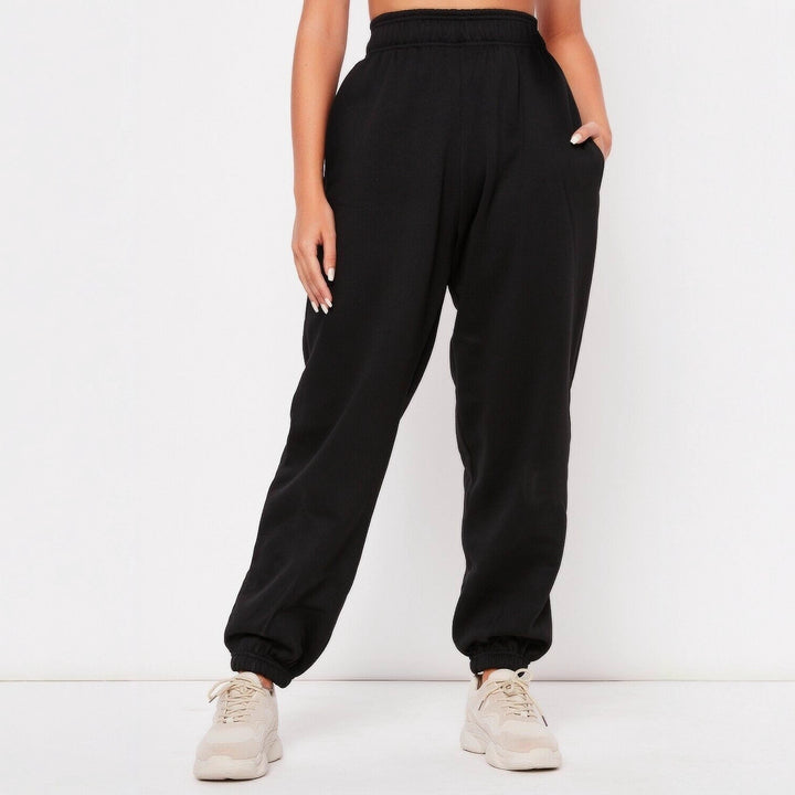 Kvinnors bekväma sweatpants med elastisk midja och muddar Mirla-Eva Jonsson