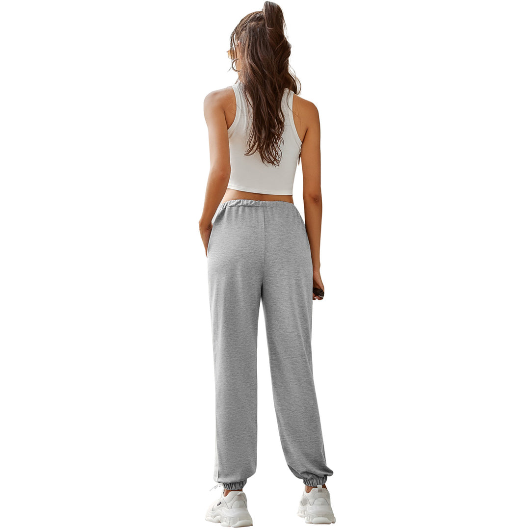 Kvinnors bekväma sweatpants med sidosträck och elastisk midja Mirla-Eva Jonsson