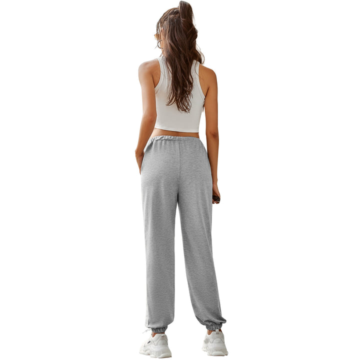 Kvinnors bekväma sweatpants med sidosträck och elastisk midja Mirla-Eva Jonsson
