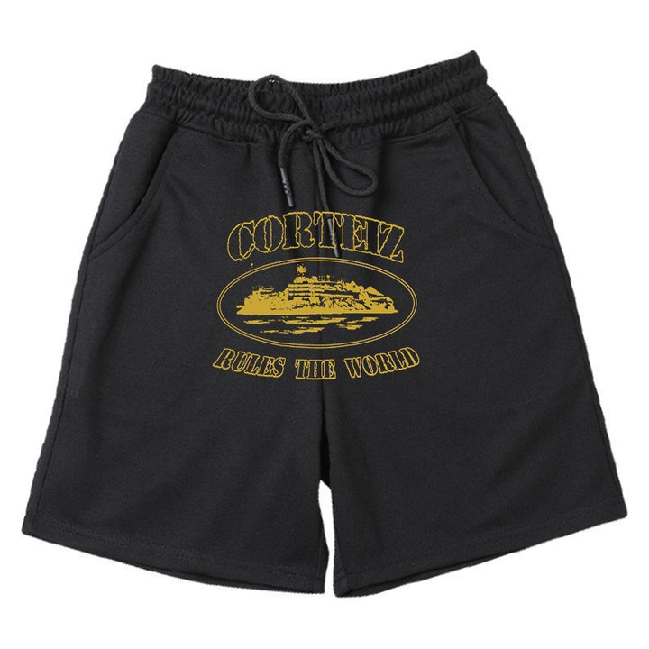 Kvinnors bekväma sweatshorts med elastisk linning och sidofickor Mirla-Eva Jonsson