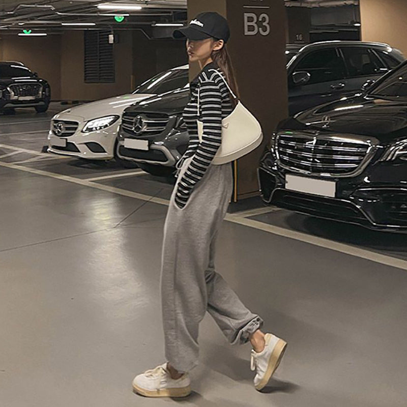 Kvinnors bekväma, vida sweatpants med elastisk midja Mirla-Eva Jonsson