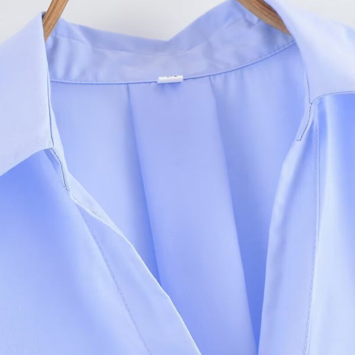 Kvinnors blus med bred passform och eleganta ärmar Mirla-Eva Jonsson