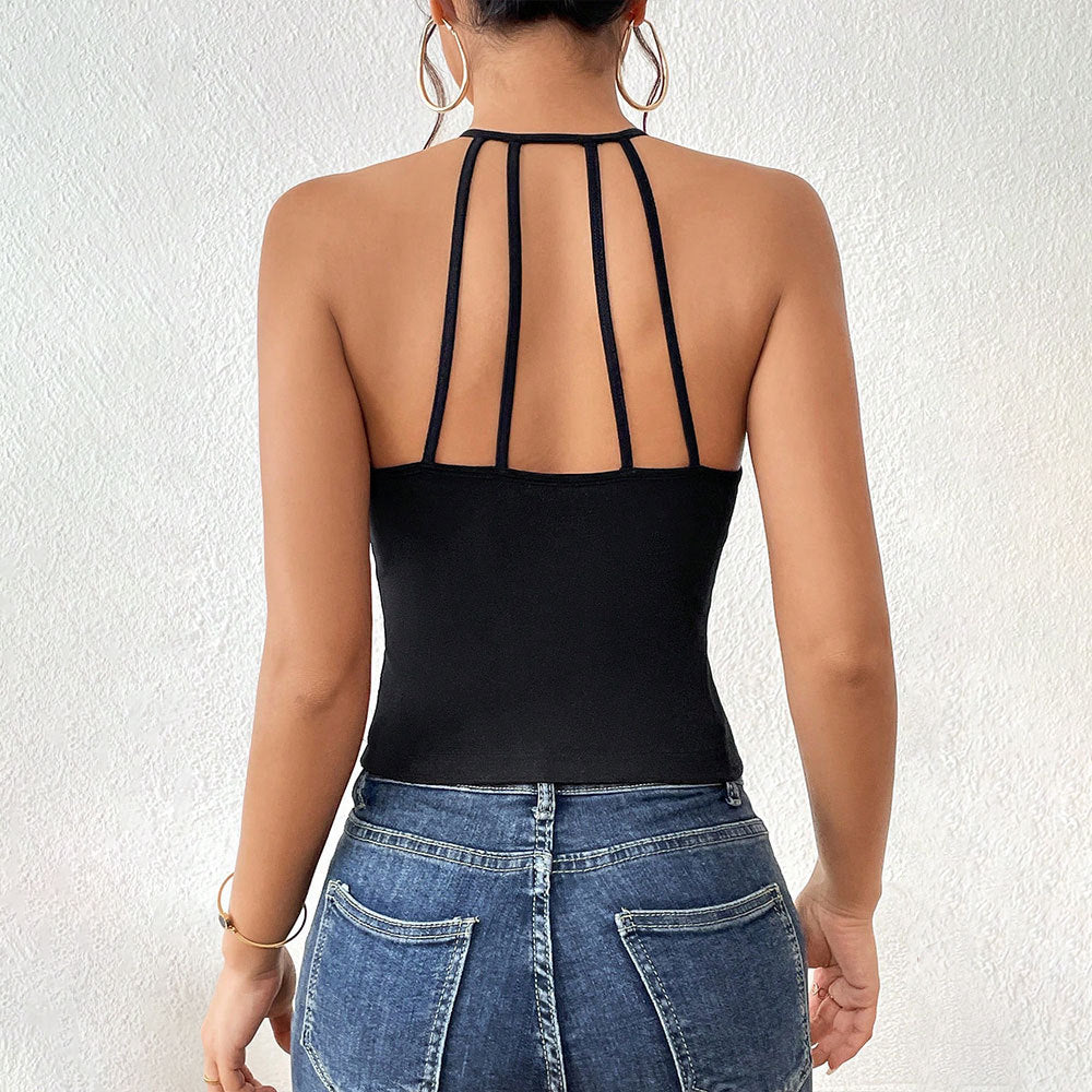 Kvinnors bodysuit med modernt korsdesign Mirla-Eva Jonsson