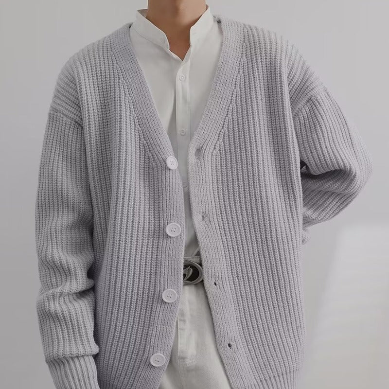 Kvinnors cardigan i mjuk bomullsblandning med elegant knäppning Mirla-Eva Jonsson