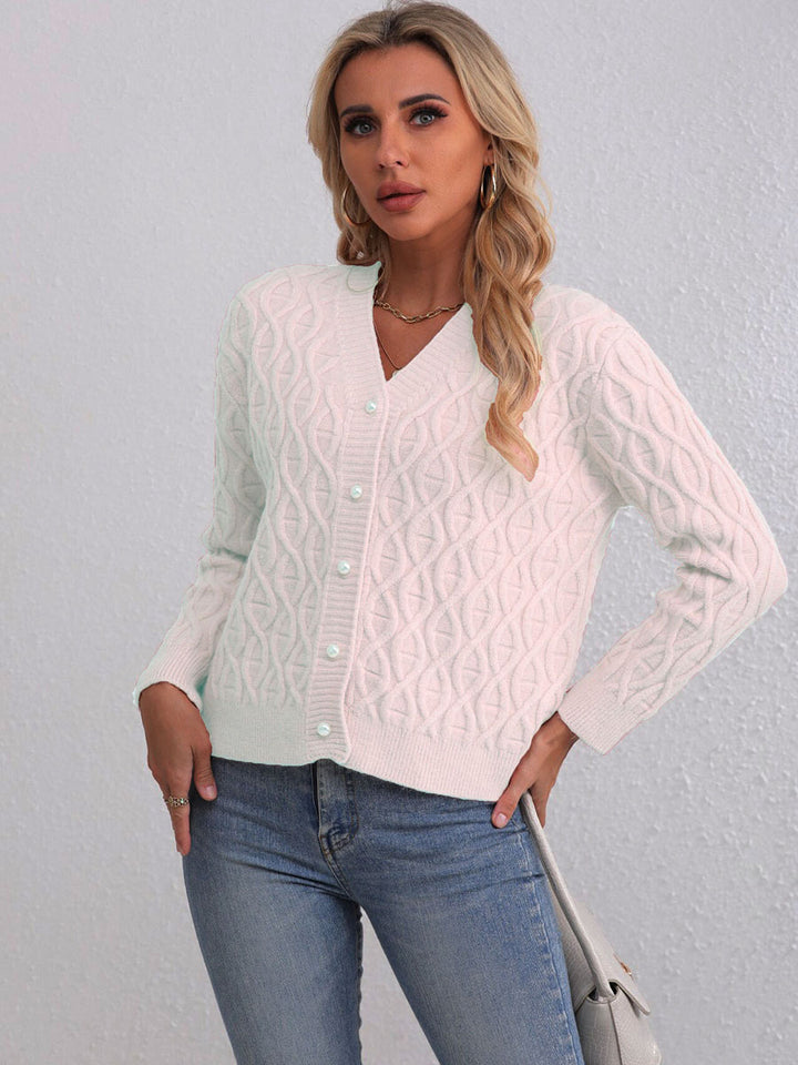 Kvinnors cardigan med elegant bikake struktur Mirla-Eva Jonsson