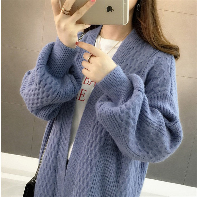 Kvinnors cardigan med texturerad design och mjukt grepp Mirla-Eva Jonsson