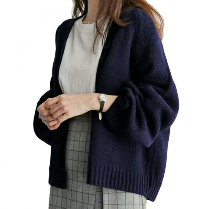 Kvinnors cardigan med vida ärmar och öppen skärning Mirla-Eva Jonsson