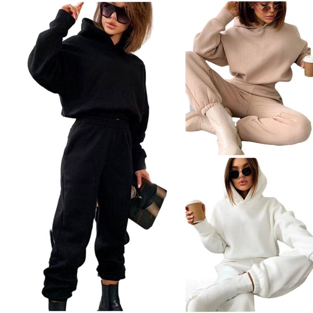 Kvinnors casual hoodie jumpsuit med praktiska fickor och modern passform Mirla-Eva Jonsson