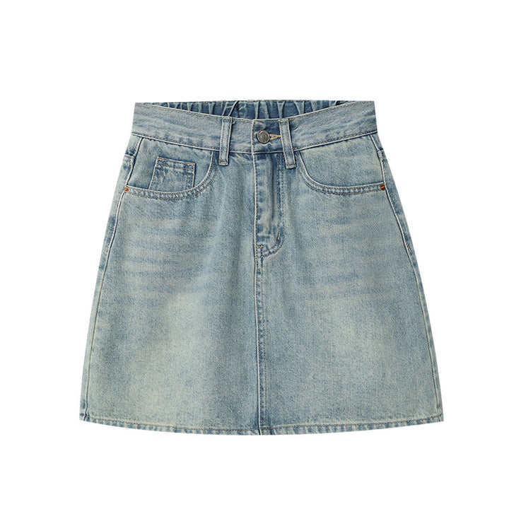 Kvinnors denim mini kjolar i klassisk design Mirla-Eva Jonsson