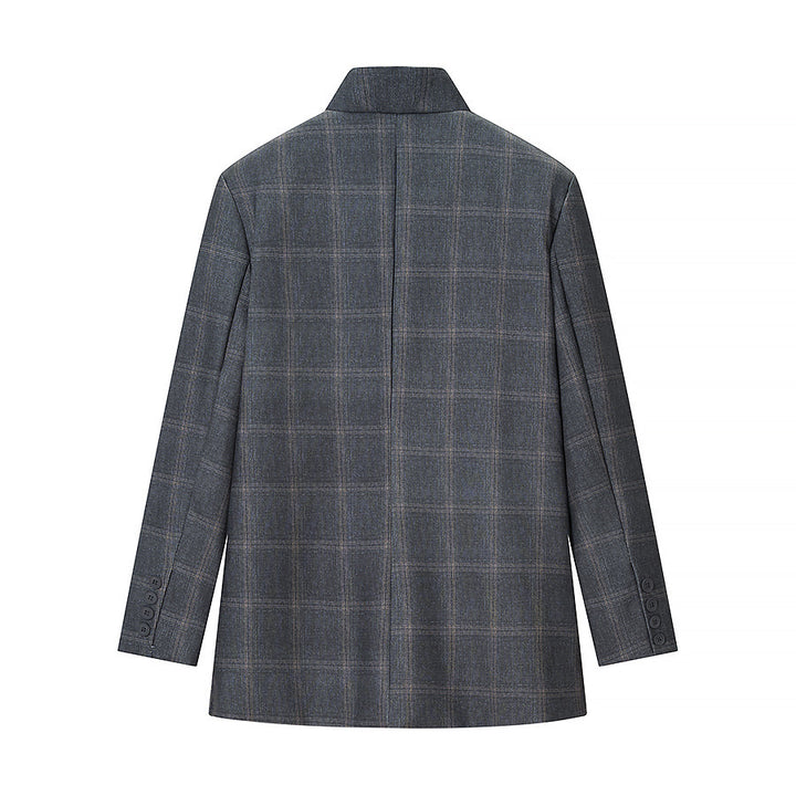 Kvinnors designers blazer med urban rutmönster Mirla-Eva Jonsson