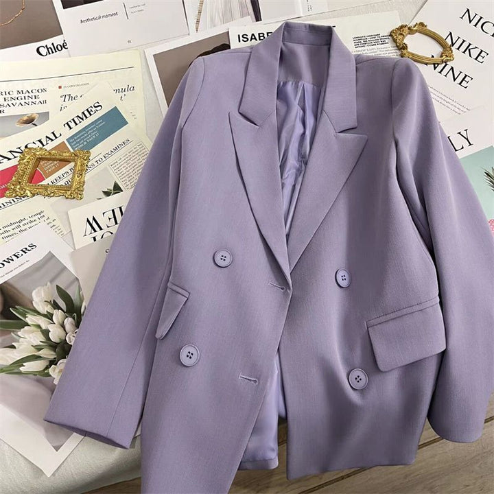 Kvinnors dubbelknäppt blazer med elegant snitt Mirla-Eva Jonsson