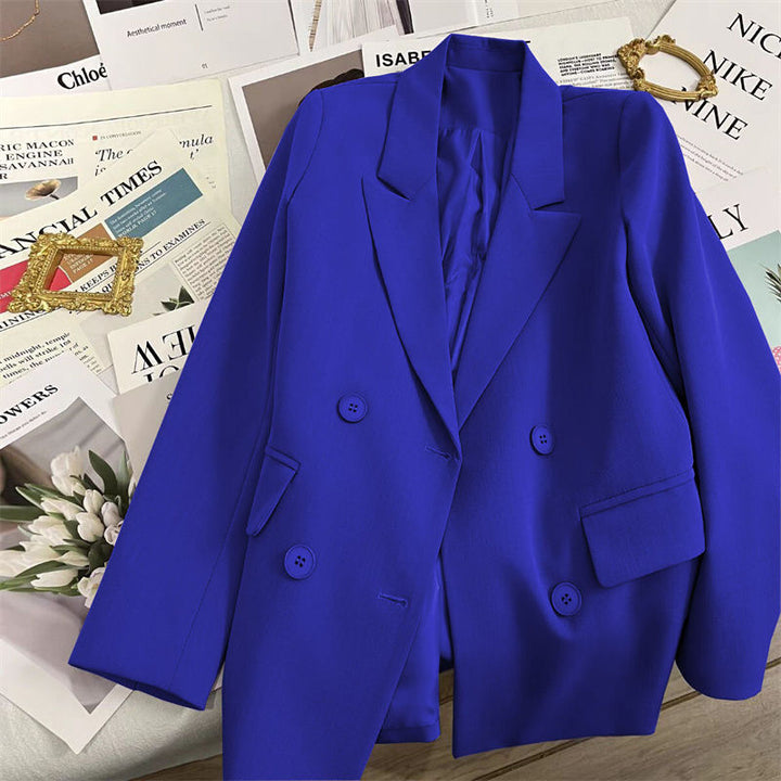 Kvinnors dubbelknäppt blazer med elegant snitt Mirla-Eva Jonsson