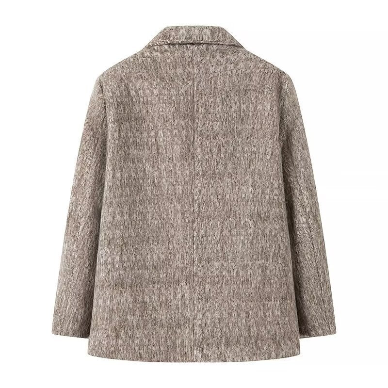 Kvinnors elegant blazerjacka med texturerad yta Mirla-Eva Jonsson