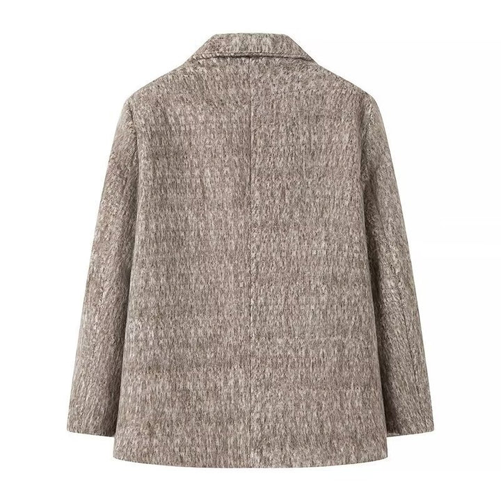 Kvinnors elegant blazerjacka med texturerad yta Mirla-Eva Jonsson