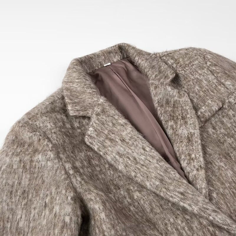 Kvinnors elegant blazerjacka med texturerad yta Mirla-Eva Jonsson
