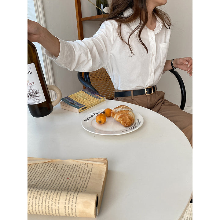Kvinnors elegant blus med exakt passform och fina detaljer Mirla-Eva Jonsson