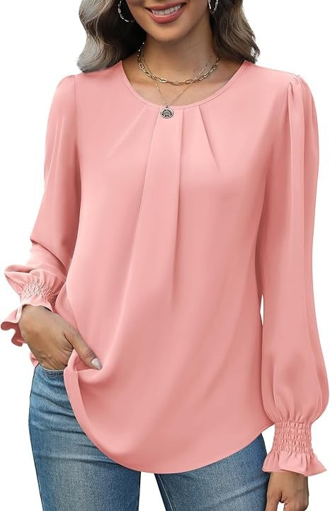 Kvinnors elegant blus med puffärmar Mirla-Eva Jonsson