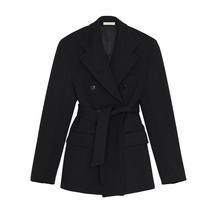 Kvinnors elegant och skräddarsydd blazer med dubbel knapprad Mirla-Eva Jonsson