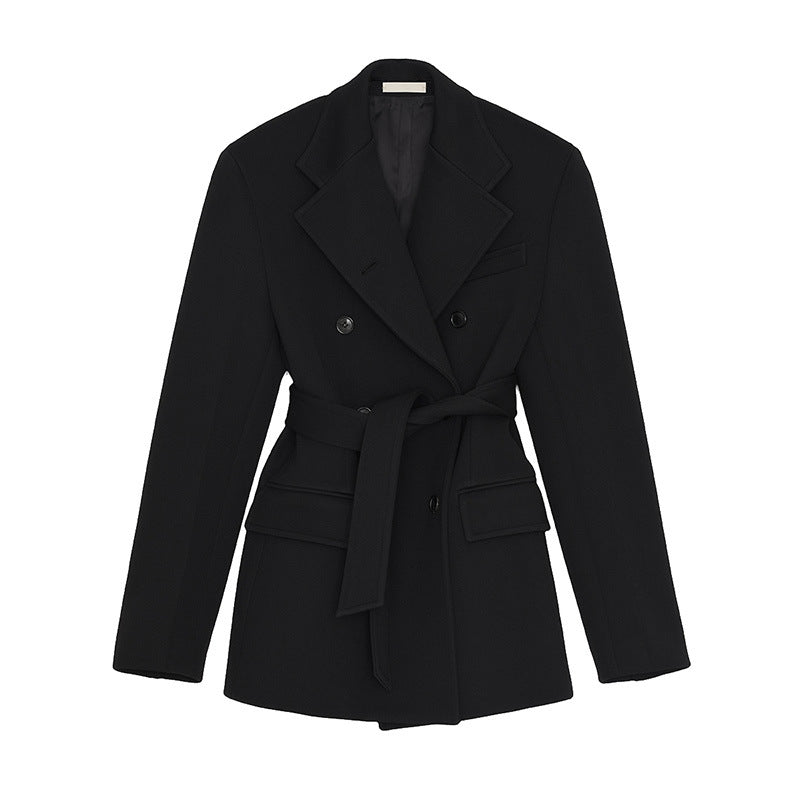 Kvinnors elegant och skräddarsydd blazer med dubbel knapprad Mirla-Eva Jonsson