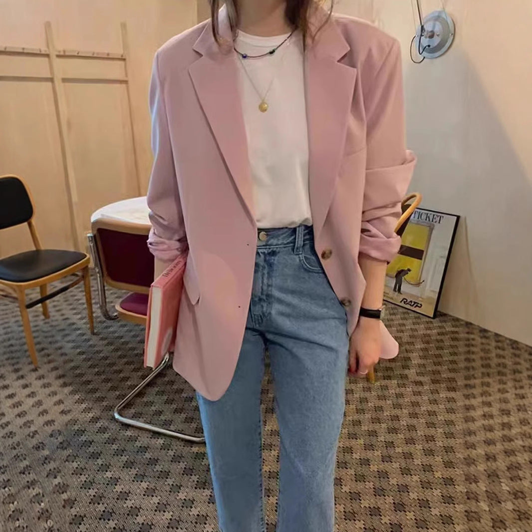 Kvinnors elegant oversize blazer med avslappnad passform och fina detaljer Mirla-Eva Jonsson
